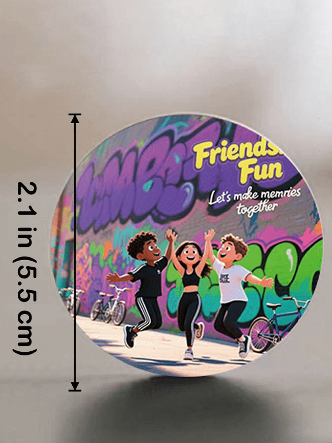 Pixar-Style Photo Customization for refrigerator sticker
